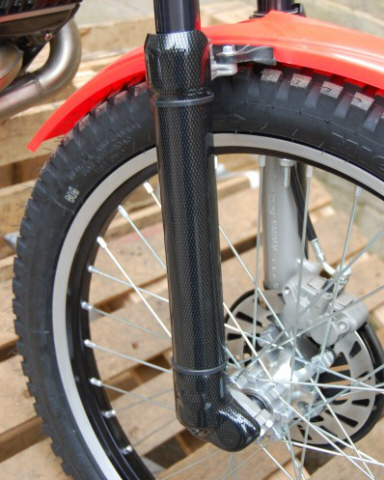 Carbon look Fork guards